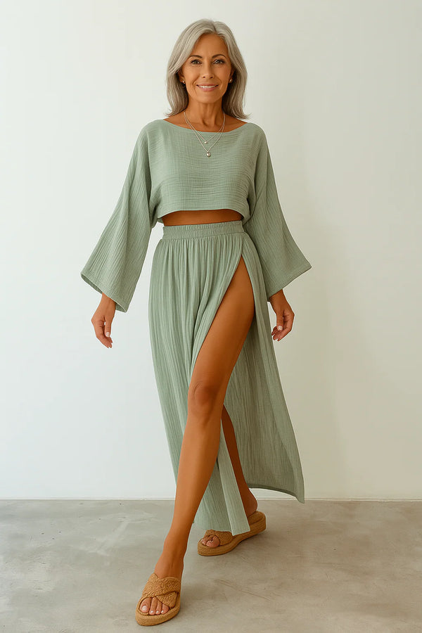 La Crème – Chic Set met Slit